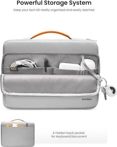 Tomtoc 360 CASTOP LAPTOP PRADOP لـ MacBook Pro/AIR مقاس 14 بوصة ، 12.9-13 بوصة iPad Pro/Air ، كم أكياس MacBook مقاومة للماء in Kuwait