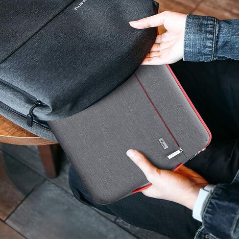 Voova Laptop Sleeve Case 15.6 16 Inch, 360° Protective Computer Carrying Bag Cover Compatible with MacBook Pro/Max 16 M3 M2 M1 2023-2019, Dell XPS 15,15-16" Hp Acer Asus with Organizers, Grey in Kuwait