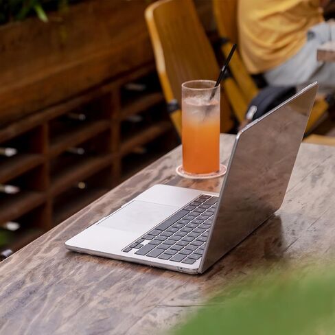 EooCoo Case Compatible with MacBook Air 13 inch 2025 2024 2023 2022 M3 M2 A3113 A2681, Clear Air 13.6" Laptop Hard Shell Case + TPU Keyboard Skin Cover + Screen Protector, Crystal Clear in Saudi Arabia