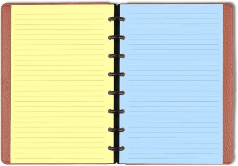 Junior Size Refills Paper, A5 Loose Leaf Paper for TUL Custom Note-Taking System Discbound Notebook Planner Inserts, 5 Colors(20 Sheets/C), Total 100 Sheets/200 Pages, College Ruled, 5.5 X 8.5 Inch in Kuwait