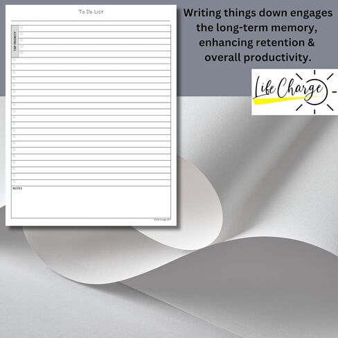 Activity Log Notepad, 60 Page Planning Pad to List a Task, Action or Contact. A Versatile Work Tool to Track Time & Organize Office Productivity. 8.5 X 11, A4 Sheets. in Kuwait