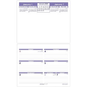AT-A-GLANCE 2025 Desk Calendar Refill, Weekly, 6" x 7", Flip-A-Week (SW705X5025) in Kuwait