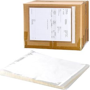 2.5 Mil Premium Clear 9.5'' x 12'' Packing List Envelopes, Adhesive Shipping Label/Documents Pouches/Sleeves for Full Page Letter-size (8.5''x11'') Papers (50 Pack)