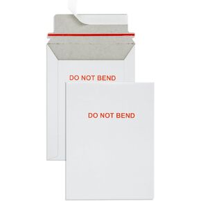 Blue Summit 100 Pack Rigid Mailers 9x12, Heavy Duty 450 GSM Cardboard Envelopes, Do Not Bend Photo Mailers, Cardboard Envelopes for cards, Paper Document, and Magazine