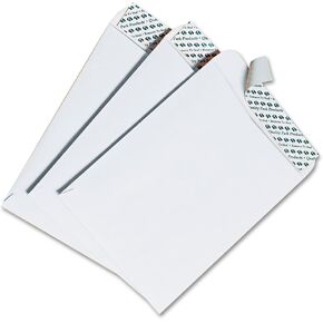 Quality Park 6 x 9 Catalog Envelopes with Self Seal Closure, for Mailing, Storage and Organizing, 28 lb. White Wove, 100 per Box (QUA44182)