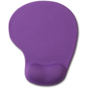 Office Mousepad مع دعم معصم الهلام -REST معصم أسطح المكتب للمكتب -تصميم قاعدة مطاطية على جهاز الكمبيوتر المحمول -السطح الخاص غير المنقوش (01pink)