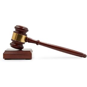 Wooden Gavel and Sound Block for Judge Lawyer Auction