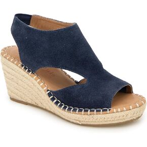 Gentle Souls by Kenneth Cole Women's Cody Espadrille Wedge Sandal, Mushroom Suede, 9