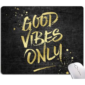 Inspirational Quote Mouse Pad, Stay Positive Work Hard and Make It Happen Motivational Pad for Women, Square Waterproof Non-Slip Rubber Base MousePads Office Laptop in Kuwait