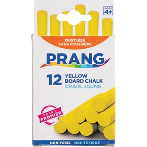 Prang Board Chalk, Assorted Colors, 12 Count