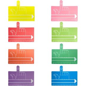 HisiLucky 32PCS One Finger Spacer Kids Writing Aid Spacers Reading Sheets Multifunction Writing Instruments for School Office