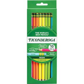 Ticonderoga Wood-Cased Pencils, Pre-Sharpened, 2 HB Soft, Pastel Colors, 150 Count