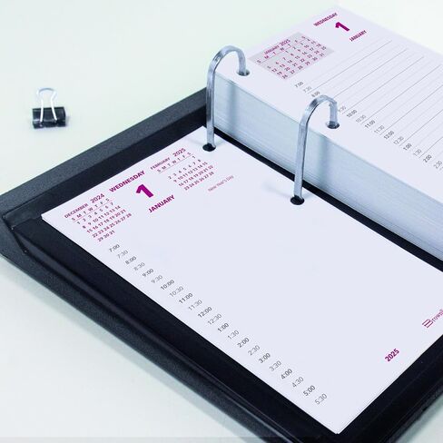 Brownline® 2025 Daily Desk Calendar Refill, 12 Months, January to December, 6" x 3.5" (C2R-25) in Saudi Arabia
