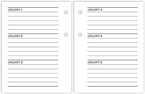 AT-A-GLANCE 2025 Desk Calendar Refill, Daily, 3" x 3-3/4", Mini, Loose-Leaf (E9195025) in Saudi Arabia