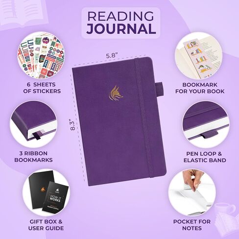 Clever Fox Reading Journal Premium – Review Log Notebook with Reading Tracker – Gifts & Accessories for Book Lovers, Adults & Kids (Mint Cream) in Saudi Arabia