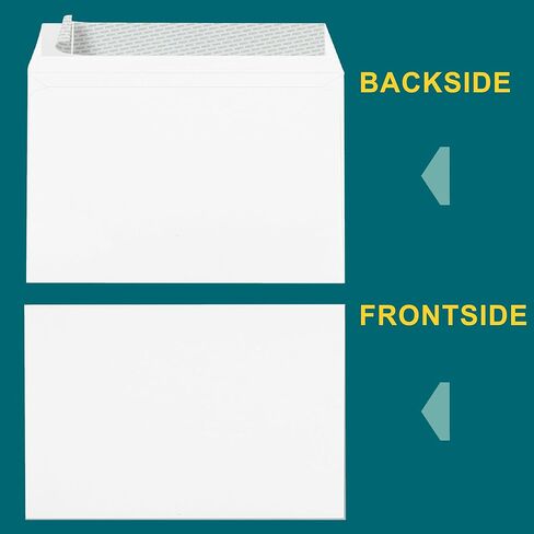 6x9 Booklet Envelopes - 250 pack - Mailing Envelopes Self Seal - White Letter Envelopes with Peel & Seal Closure - Open-Side 6x9 Envelopes - 28 lb Paper - Plain Envelopes for Business and Personal Use in Kuwait