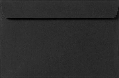 LUXPaper 6 x 9 Booklet Envelopes | Midnight Black | 80lb. Text | 50 Qty in Saudi Arabia