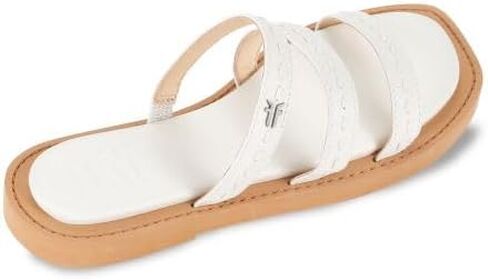 Frye Women's Faye Strappy Slide, Black - 9M in Saudi Arabia