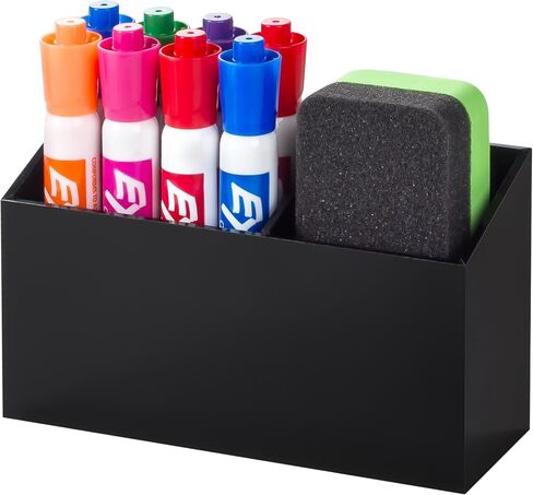 Beygorm Magnetic Magnetic Arase Marker حامل للوحة البيضاء ، حامل القلم المغناطيسي غير القابل للانزلاق لثلاجة الثلاجة ، منظم خزانة للعمل ، ملحقات الخزانة ، كوب قلم رصاص للمكتب ، منظم العلامات in Kuwait