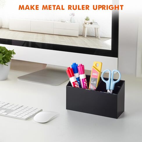 Beygorm Magnetic Magnetic Arase Marker حامل للوحة البيضاء ، حامل القلم المغناطيسي غير القابل للانزلاق لثلاجة الثلاجة ، منظم خزانة للعمل ، ملحقات الخزانة ، كوب قلم رصاص للمكتب ، منظم العلامات in Kuwait