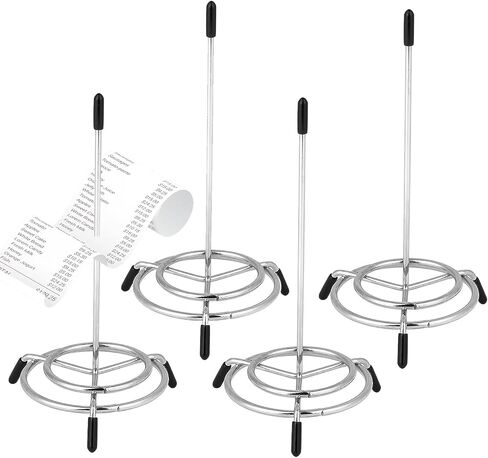 4PCS Check Spindle - Bill Check Fork Holder Memo & Receipt Spike - Stainless Steel - Organize Your Finances Easily (Yellow) in Saudi Arabia