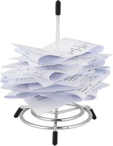 4PCS Check Spindle - Bill Check Fork Holder Memo & Receipt Spike - Stainless Steel - Organize Your Finances Easily (Yellow) in Saudi Arabia
