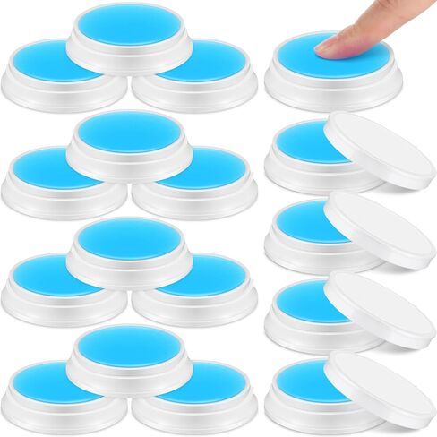 Zubebe 24 Pcs Finger Moistener for Paper Pink Money Counting Wax Non Slip Fingertip Moisturizer Long Lasting Wet Finger Pad for Office to Grip Bills Document Counting Collating Sorting 0.35 oz in Kuwait