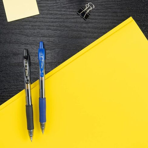Pilot ، G2 Premium Gel Roller Pens ، Fine Point 0.7 مم ، أسود ، حزمة 4 in Saudi Arabia