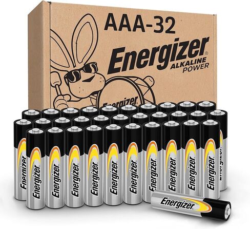 Energizer Alkaline Power AAA Batteries 32 Count (Pack of 1), Long-Lasting Triple A Batteries in Saudi Arabia
