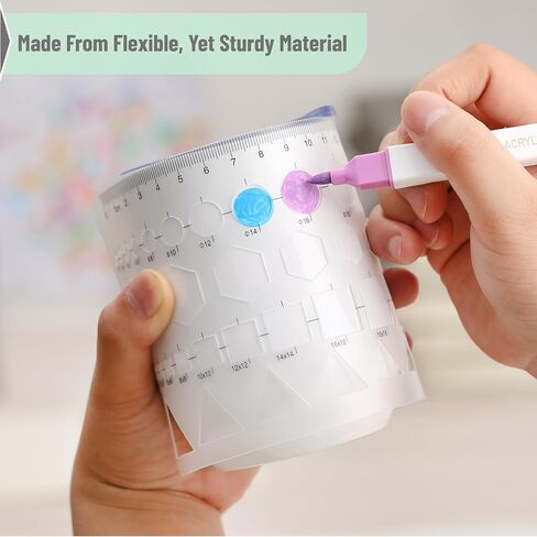 Mr. Pen Circle Templates - Large & Small Sizes, Circle Stencil & Ruler for Drafting & Drawing in Saudi Arabia