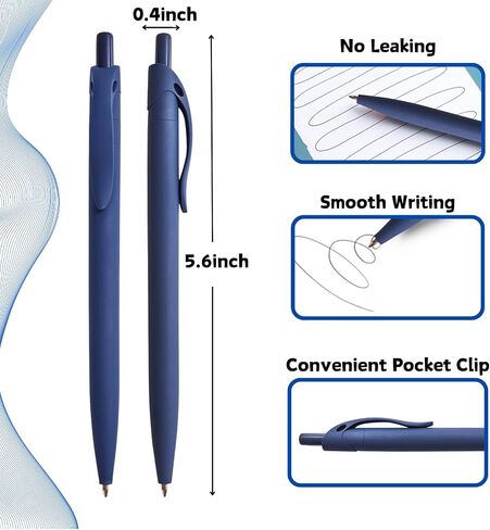 BallPoint Pens, 100 Pack (BLACK Ink),Bulk Pens, White Barrel,Click Pens for Office Home and School, Retractable Ballpoint Pens, Medium Point, 1.00MM (White) in Saudi Arabia