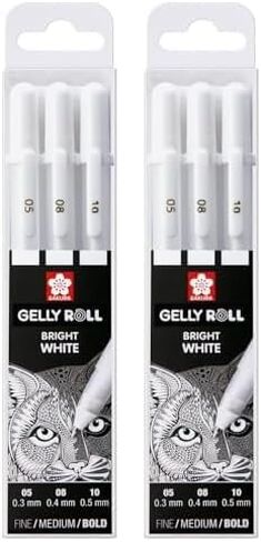 SAKURA - Gelly Basic White - 05-08 - 10 - Set 3 in Saudi Arabia