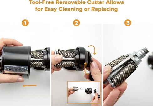 Bostitch Office Wall Mount Manual Pencil Sharpener, Tip Saver, 8 Hole Dial, 6X Longer Cutter Life, Vertical or Horizontal Mounting Black (MPS1-BLK) in Saudi Arabia