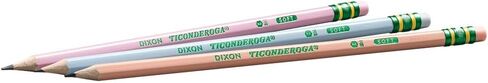 Ticonderoga Wood-Cased Pencils, Pre-Sharpened, 2 HB Soft, Pastel Colors, 150 Count in Saudi Arabia