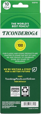 Ticonderoga Wood-Cased Pencils, Pre-Sharpened, 2 HB Soft, Pastel Colors, 150 Count in Saudi Arabia