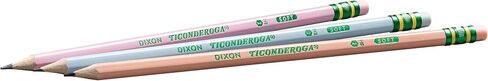Ticonderoga Wood-Cased Pencils, Pre-Sharpened, 2 HB Soft, Pastel Colors, 150 Count in Saudi Arabia