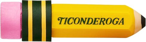 Ticonderoga My First Short Triangular Wood-Cased Pencils, #2 HB Soft, With Erasers, Yellow, 4 Count in Kuwait