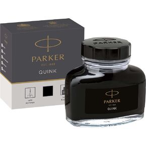 PARKER QUINK Ink Bottle, Blue-Black, 57 ml