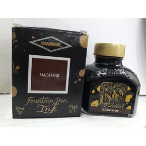 Diamine 80ml Fountain Pen Ink Bottle, Oxblood Turquoise