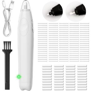 ZMOL Electric Eraser for Artists, Rechargeable Electric Eraser Kit, 140 Refills, Automatic Portable Eraser for Precise Drawing, Battery Operated Pencil Eraser for Sketch Pencil, Crafts（Black）