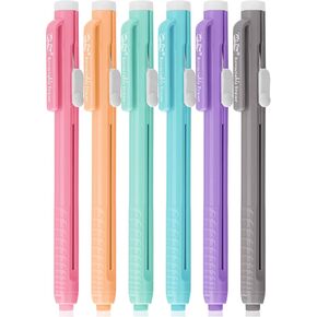 Mr. Pen- Retractable Mechanical Eraser Pen, Pack of 4, Assorted Colors, Pencil Eraser, Eraser for Pencils, Retractable Eraser, Eraser for Artists, Eraser for Pens, Retractable Eraser Pen