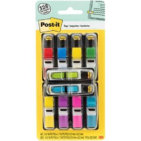 Post-it Flags Value Pack, 35/Dispenser, 8 Dispensers/Pack, 47 in Wide, Assorted Colors, Includes 48 Free Arrow Flags (683-VAD1)