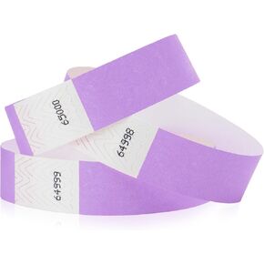 200 WristCo Tyvek Wristbands for Events, 20-Color Variety Pack – Tamper-Proof Design Prevents Reuse – Premium-Grade Bracelets for Hospital & Medical ID, Party, VIP Identification