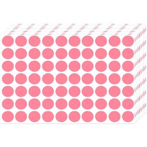 3500 Pieces Dot Stickers, 3/4 inch Color Coding Labels, 10 Color Circle Price Stickers for Office Classroom Student