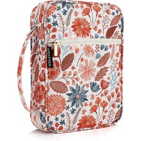 Bible Cover for Women with Flowers Printing, Bible Case,Bible Bag, Study Bible Case,Covers for Bible,Bible Boooks Covers for Women