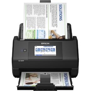 Epson Workforce ES-580W Wireless Color Duplex Desktop Document Scanner for PC and Mac with 100-sheet Auto Document Feeder (ADF) and Intuitive 4.3" Touchscreen