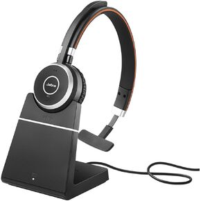 Jabra Evolve 65 MS Wireless Headset, Stereo – Includes Link 370 USB Adapter – Bluetooth Headset with Industry-Leading Wireless Performance, Advanced Noise-Cancelling Microphone, All Day Battery