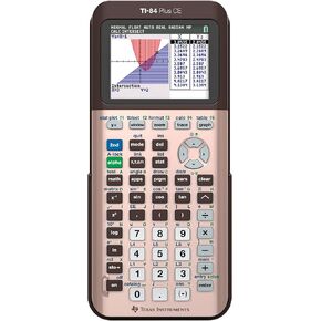 Texas Instruments TI-84 Plus CE Color Graphing Calculator, Rose Gold (Metallic)