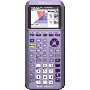 TI-84 Plus CE Python Enhanced Graphing plus Software, Iris/Purple