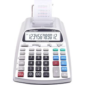 CATIGA New & Upgraded 2024 Printing Calculator Adding Machine 10 Key, Desktop Home Office Calculator with Paper Roll Print Out, Accounting Business Finance
